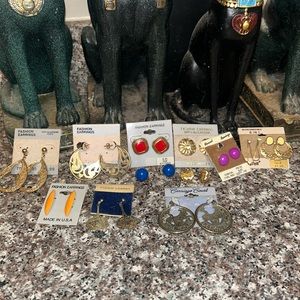 Earrings costume jewelry